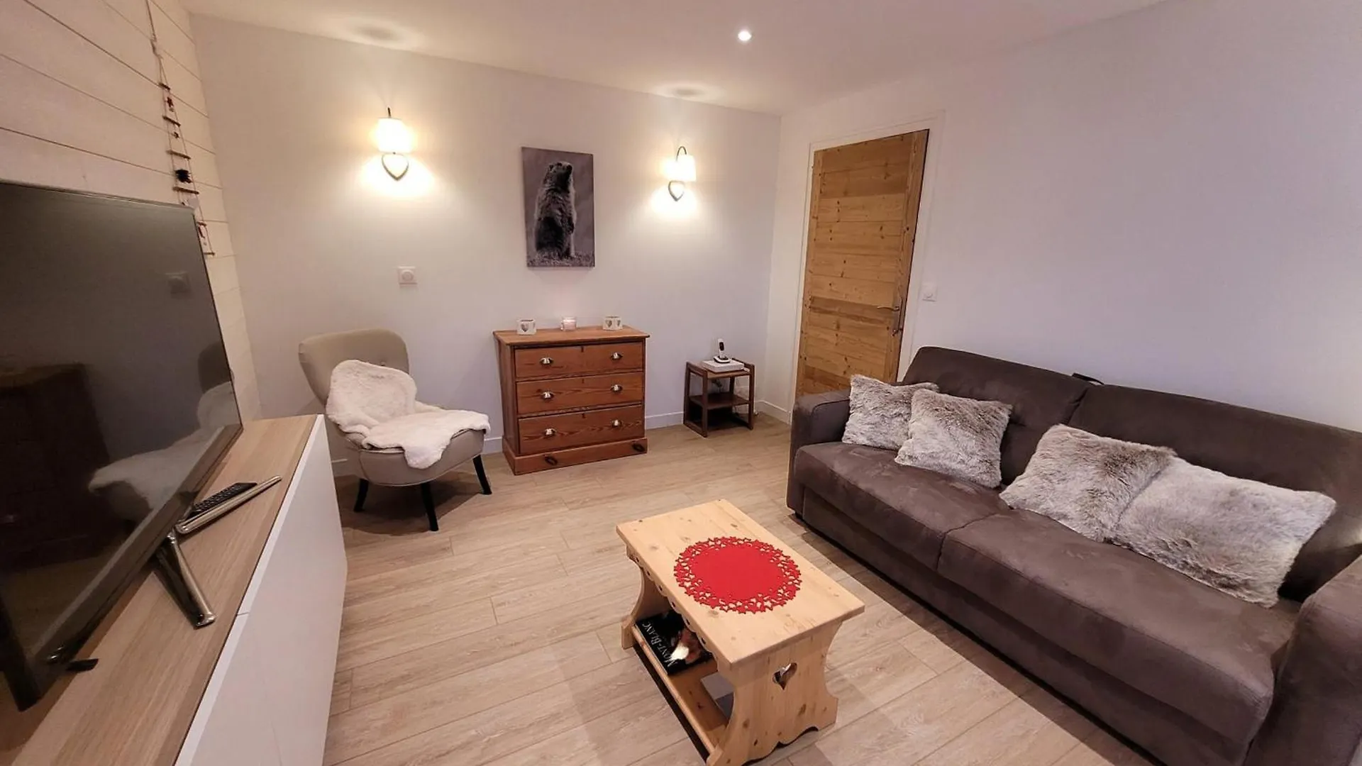 Bel Appartement Renove 2 Pieces Avec Balcons, Proche Du Centre, Parking, Wi-Fi - Fr-1-598-119 Les Gets Francja